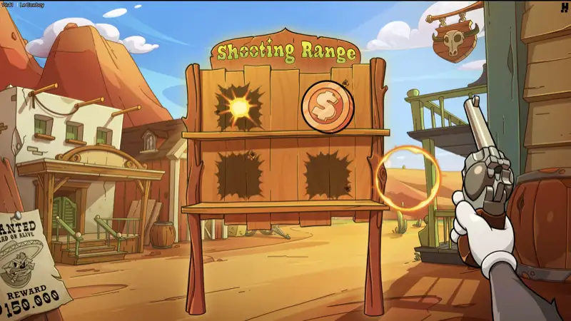 Le Cowboy Shooting Range välj-bonus med dolda priser